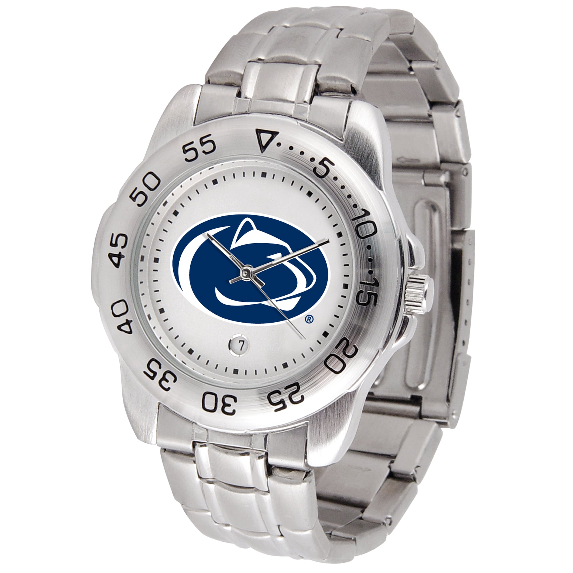 White Penn State Nittany Lions Sport Steel Watch