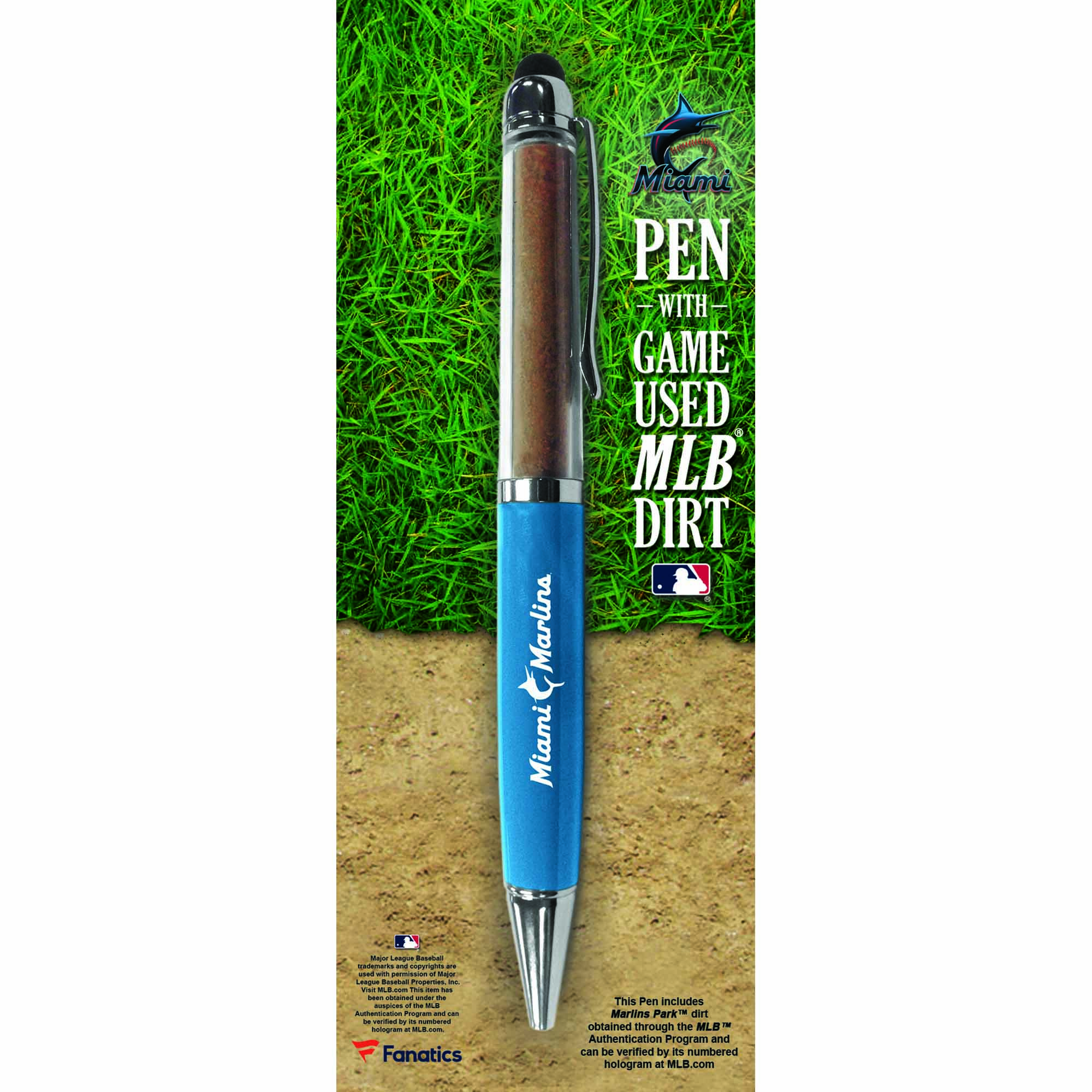 Miami Marlins Executive Pen with Game-Used Dirt