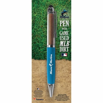 Miami Marlins Executive Pen with Game-Used Dirt
