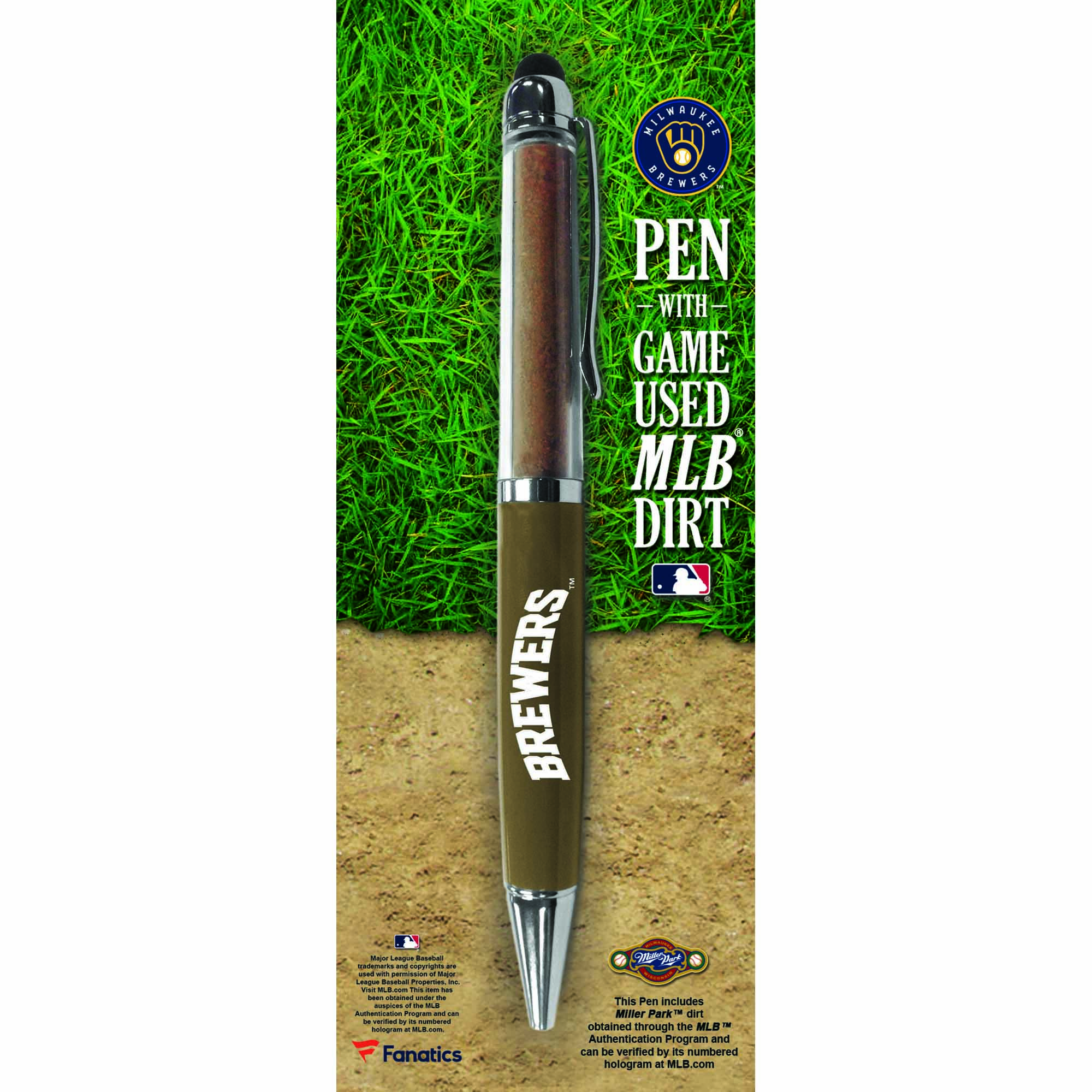 Milwaukee Brewers Executive Pen with Game-Used Dirt