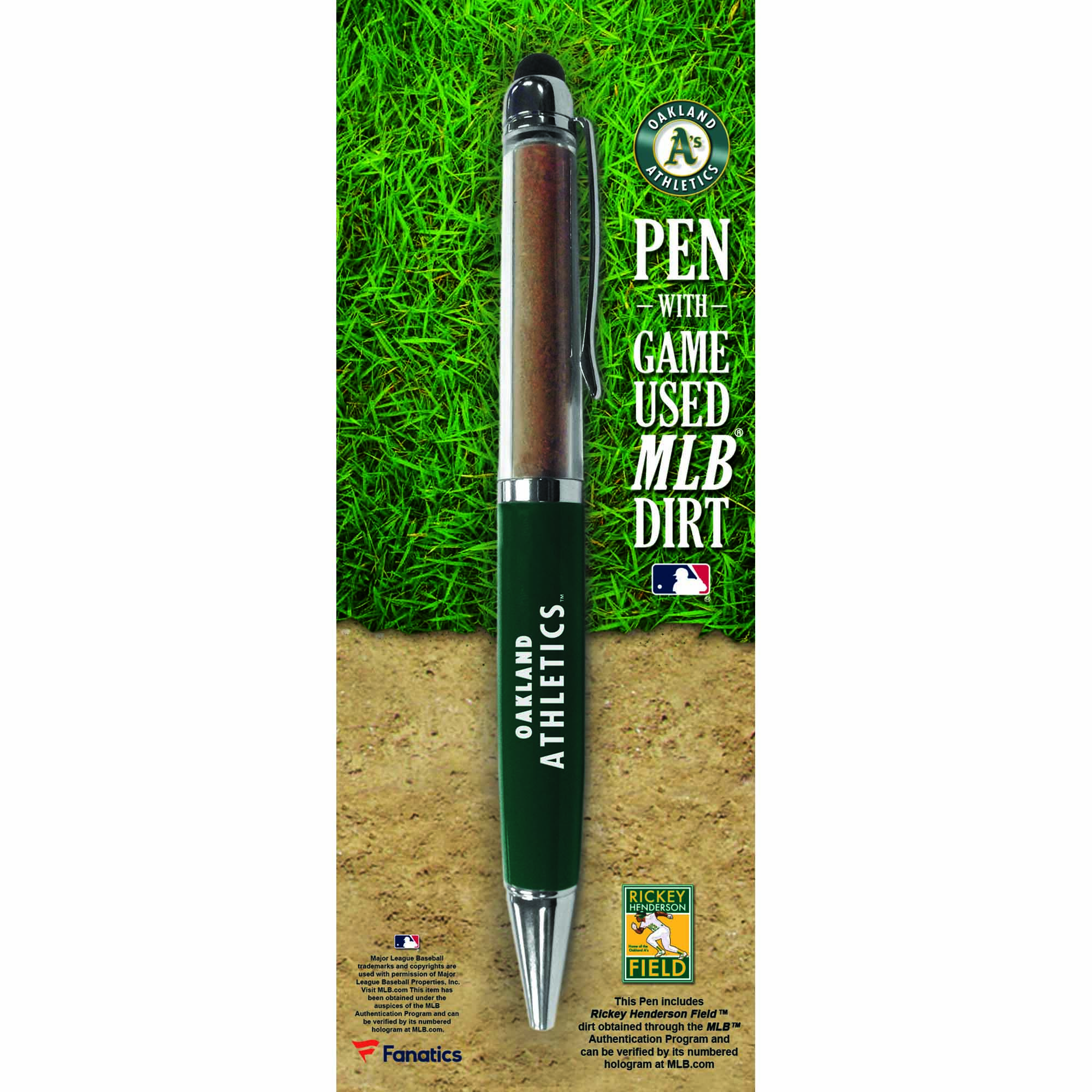 Athletics Executive Pen with Game-Used Dirt