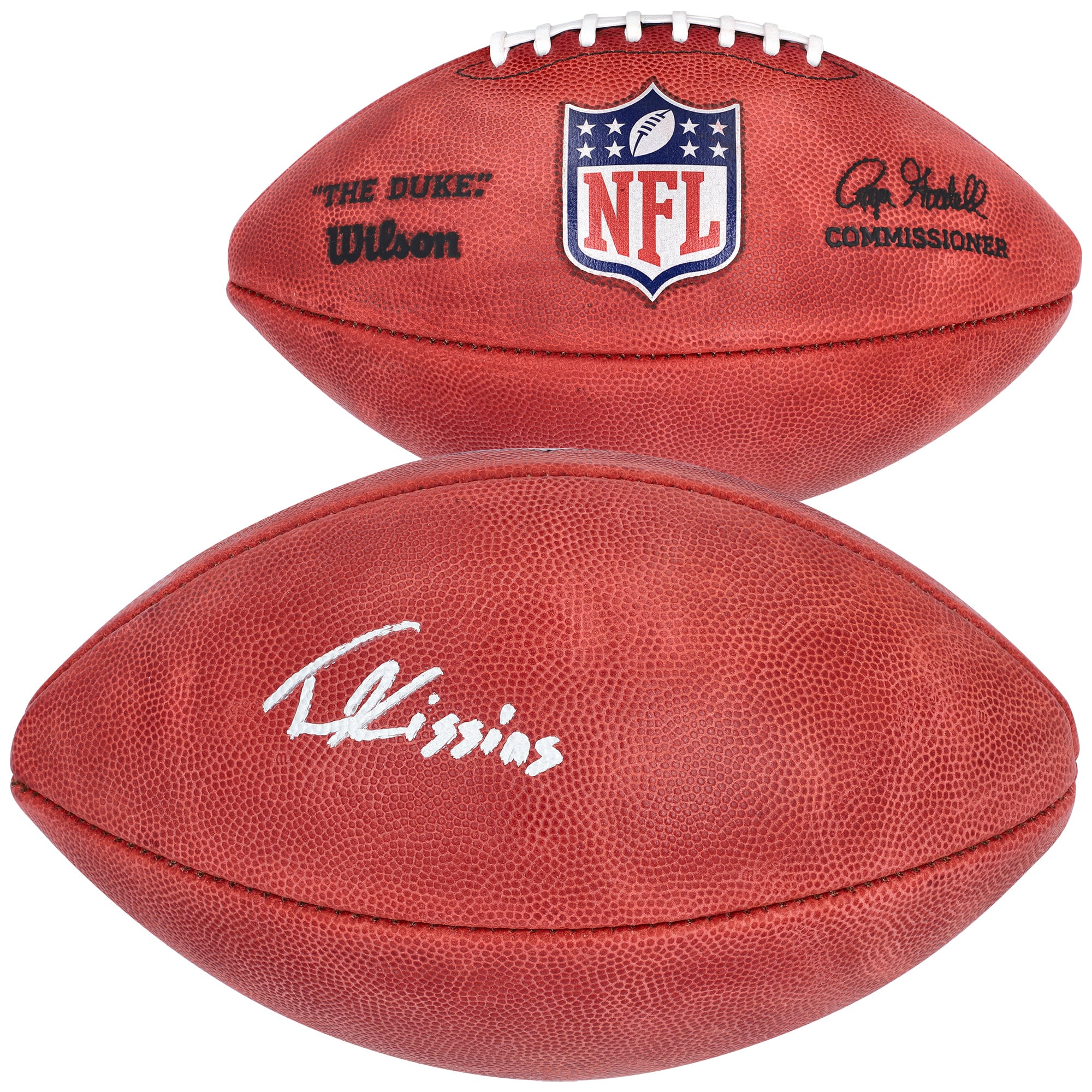 Tee Higgins Cincinnati Bengals Autographed Duke Game Football