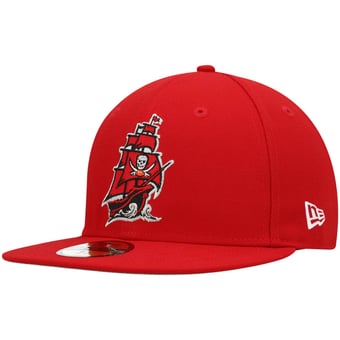 Men's New Era Red Tampa Bay Buccaneers Omaha 59FIFTY Fitted Hat