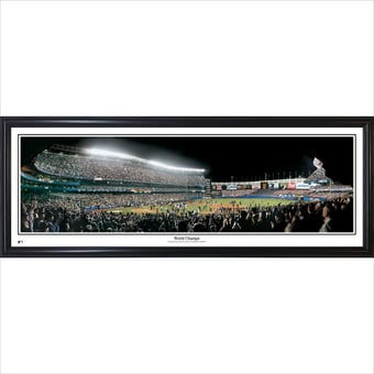 New York Yankees 13.5'' x 39'' World Champs Standard Framed Panorama