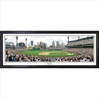 Pittsburgh Pirates 13.5'' x 39'' First Pitch at PNC Park Standard Framed Panorama