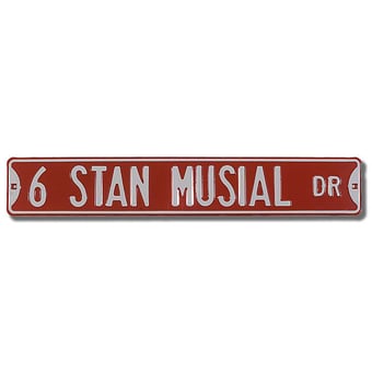 St. Louis Cardinals 6'' x 36'' Steel Street Sign