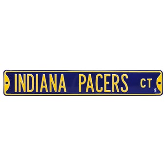Indiana Pacers 6'' x 36'' Steel Street Sign