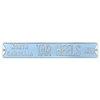 North Carolina Tar Heels 6'' x 36'' Steel Street Sign