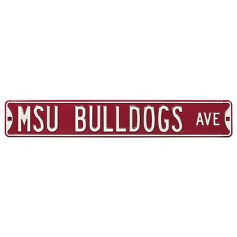 Mississippi State Bulldogs 6'' x 36'' Steel Street Sign