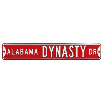 Alabama Crimson Tide 6'' x 36'' Steel Street Sign