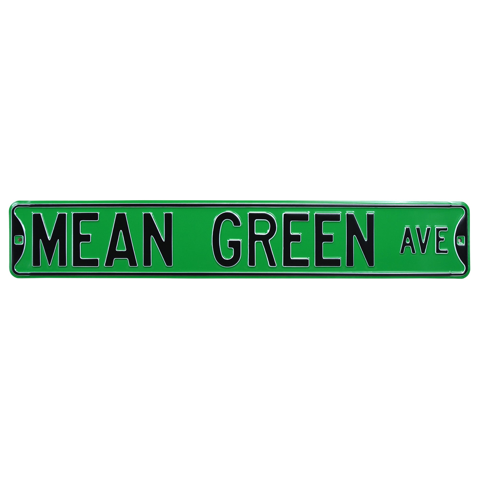 North Texas Mean Green 6'' x 36'' Steel Street Sign