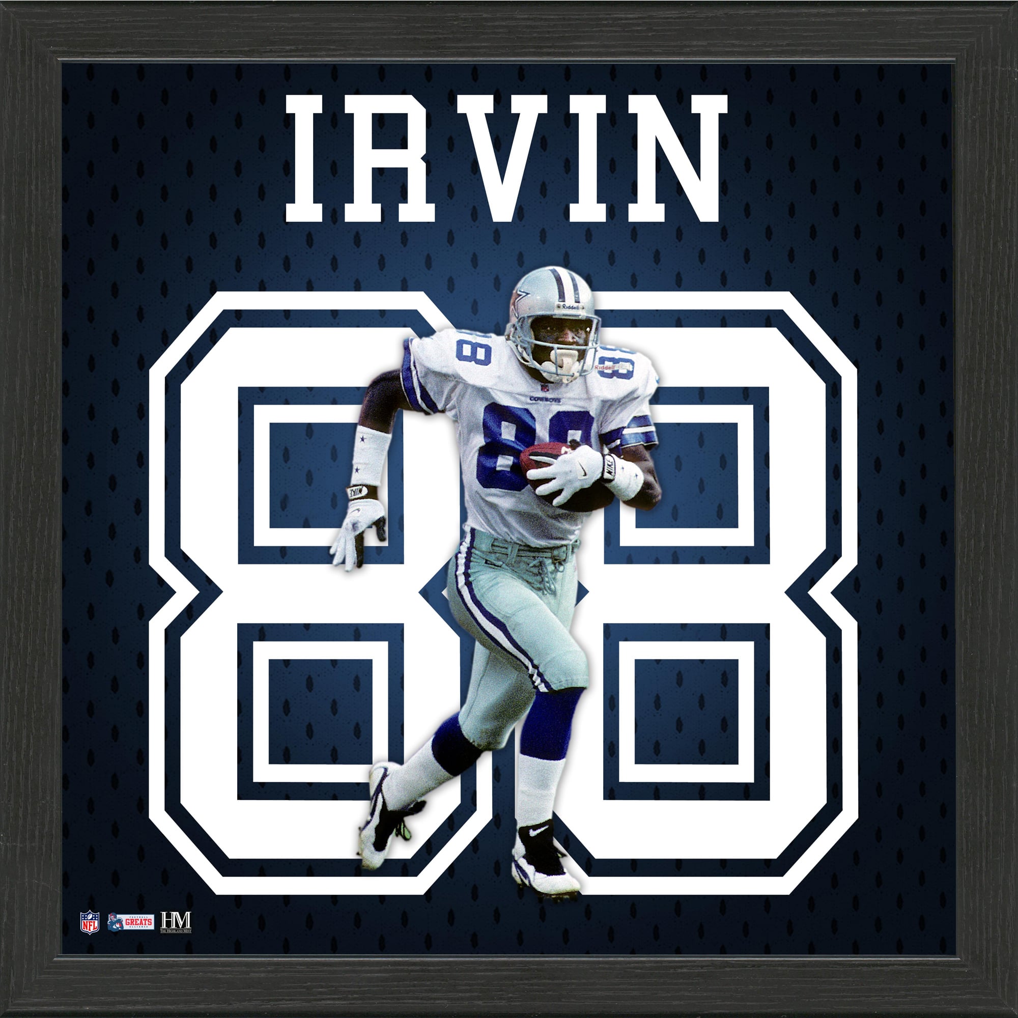 Highland Mint Michael Irvin Dallas Cowboys 13'' x 13'' Jersey Number Frame