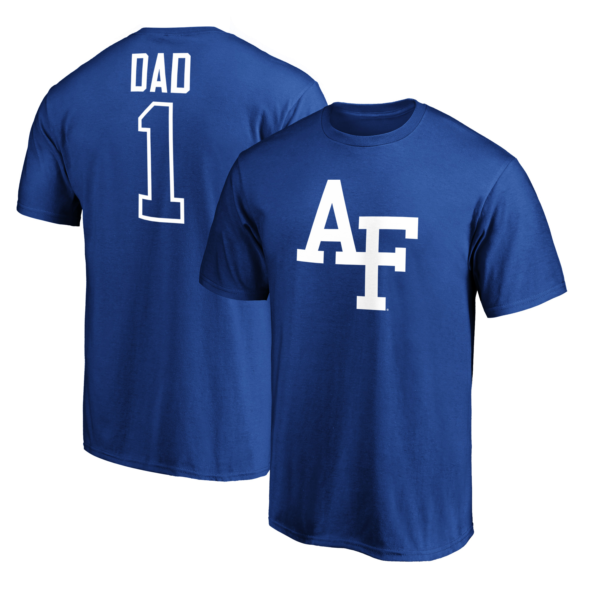 Men’s Royal Air Force Falcons #1 Dad Logo T-Shirt Men’s Royal Air Force Falcons #1 Dad Logo T-Shirt