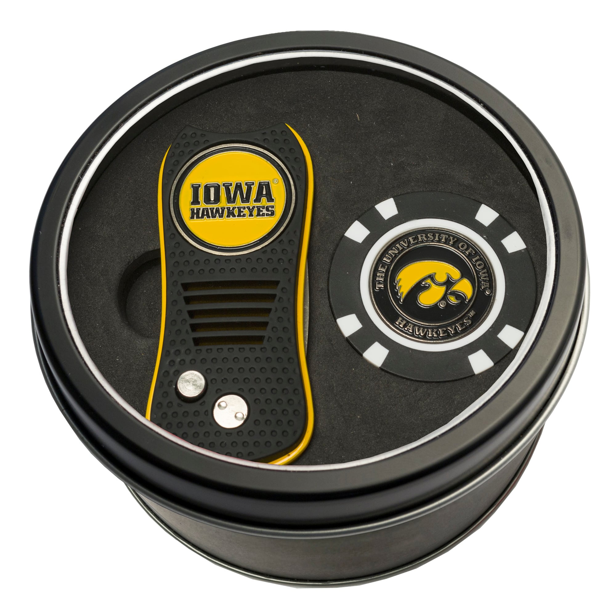 Iowa Hawkeyes Switch Chip Golf Tin Set
