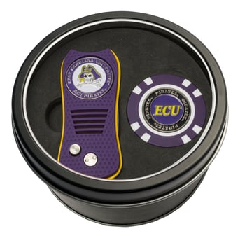 ECU Pirates Switch Chip Golf Tin Set
