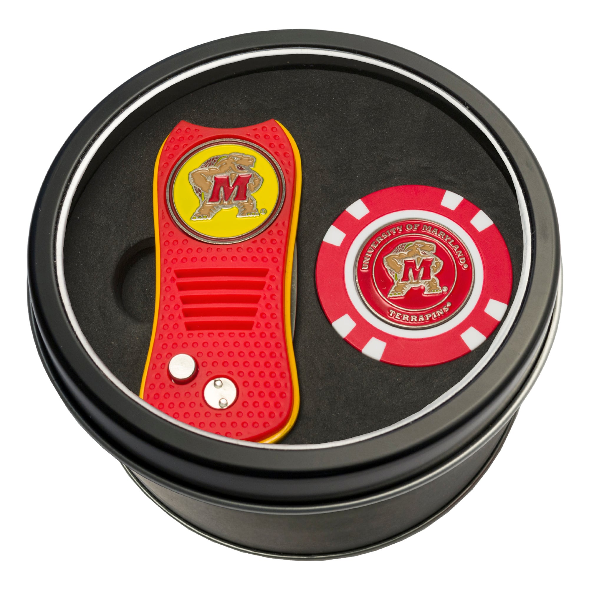 Maryland Terrapins Switch Chip Golf Tin Set