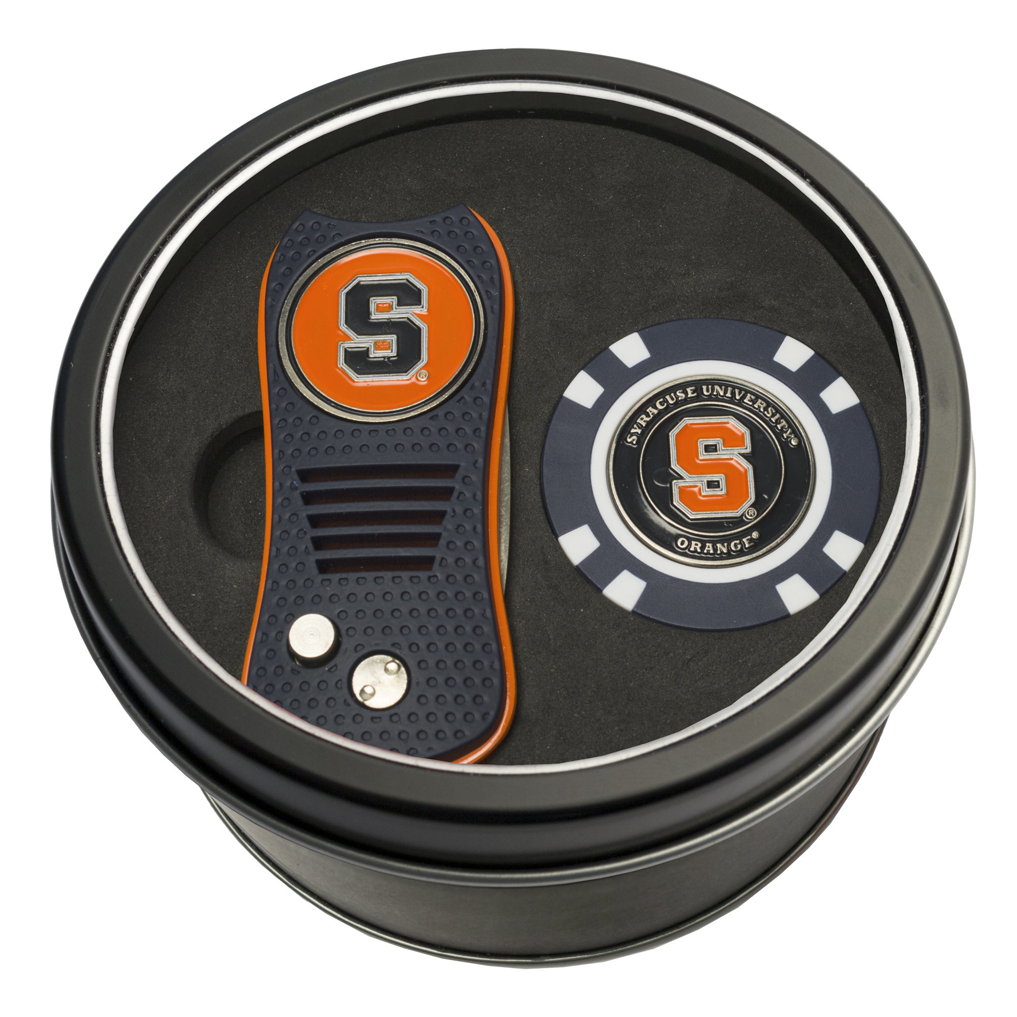 Syracuse Orange Switch Chip Golf Tin Set
