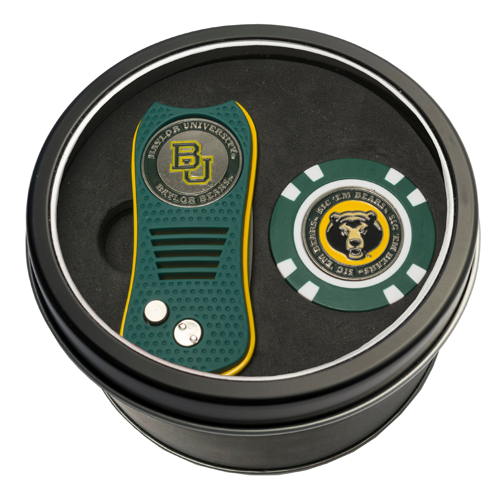 Baylor Bears Switch Chip Golf Tin Set