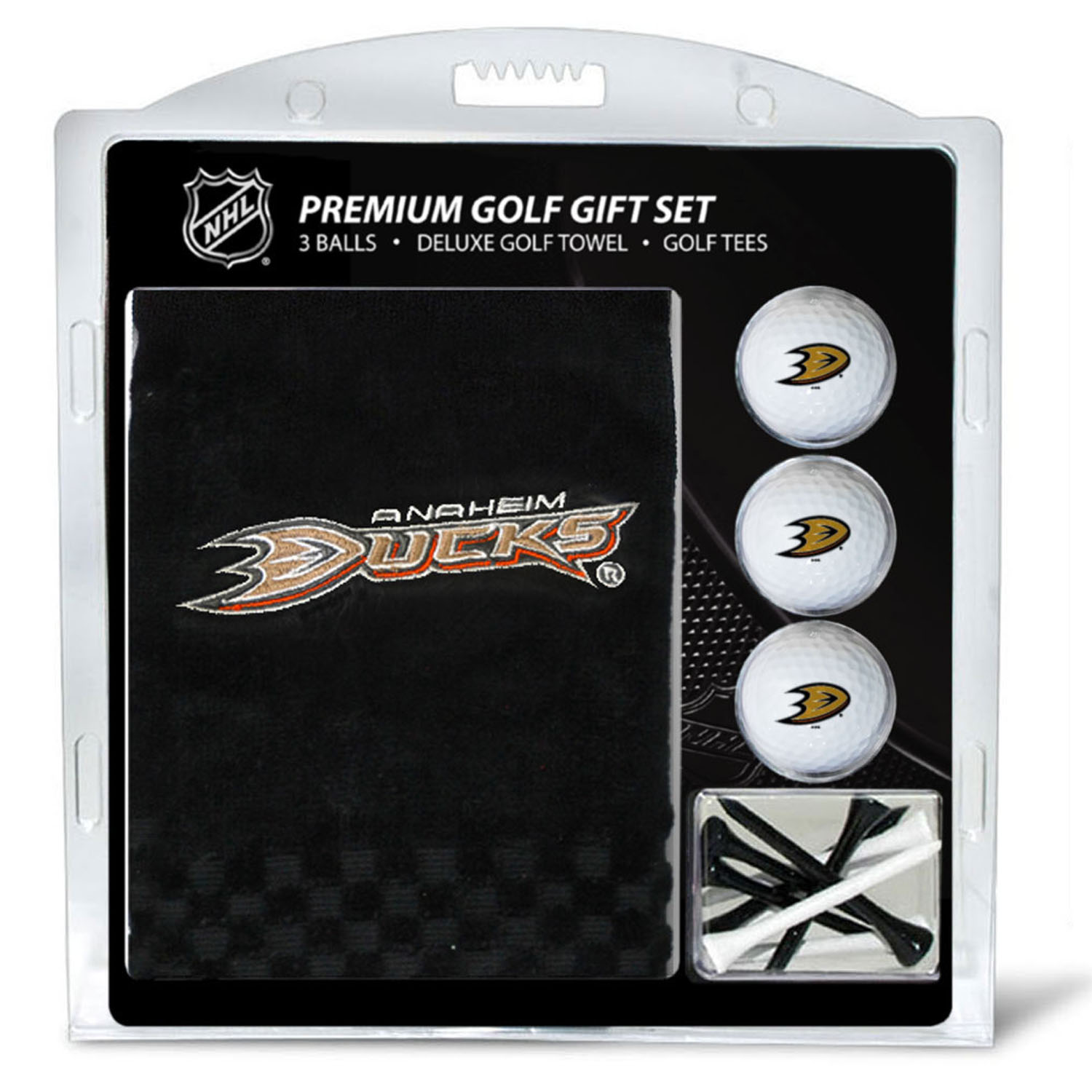 Anaheim Ducks Embroidered Golf Gift Set Anaheim Ducks Embroidered Golf Gift Set
