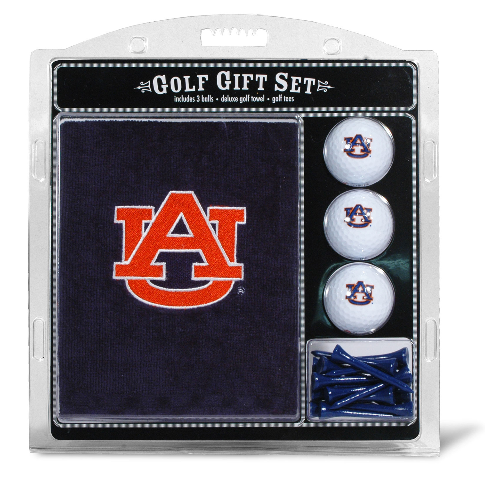 Auburn Tigers Embroidered Golf Gift Set