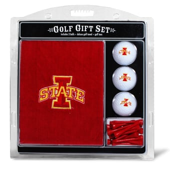 Iowa State Cyclones Embroidered Golf Gift Set