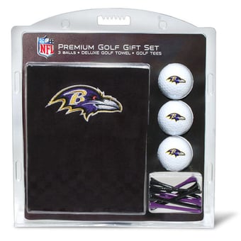 Baltimore Ravens Embroidered Golf Gift Set