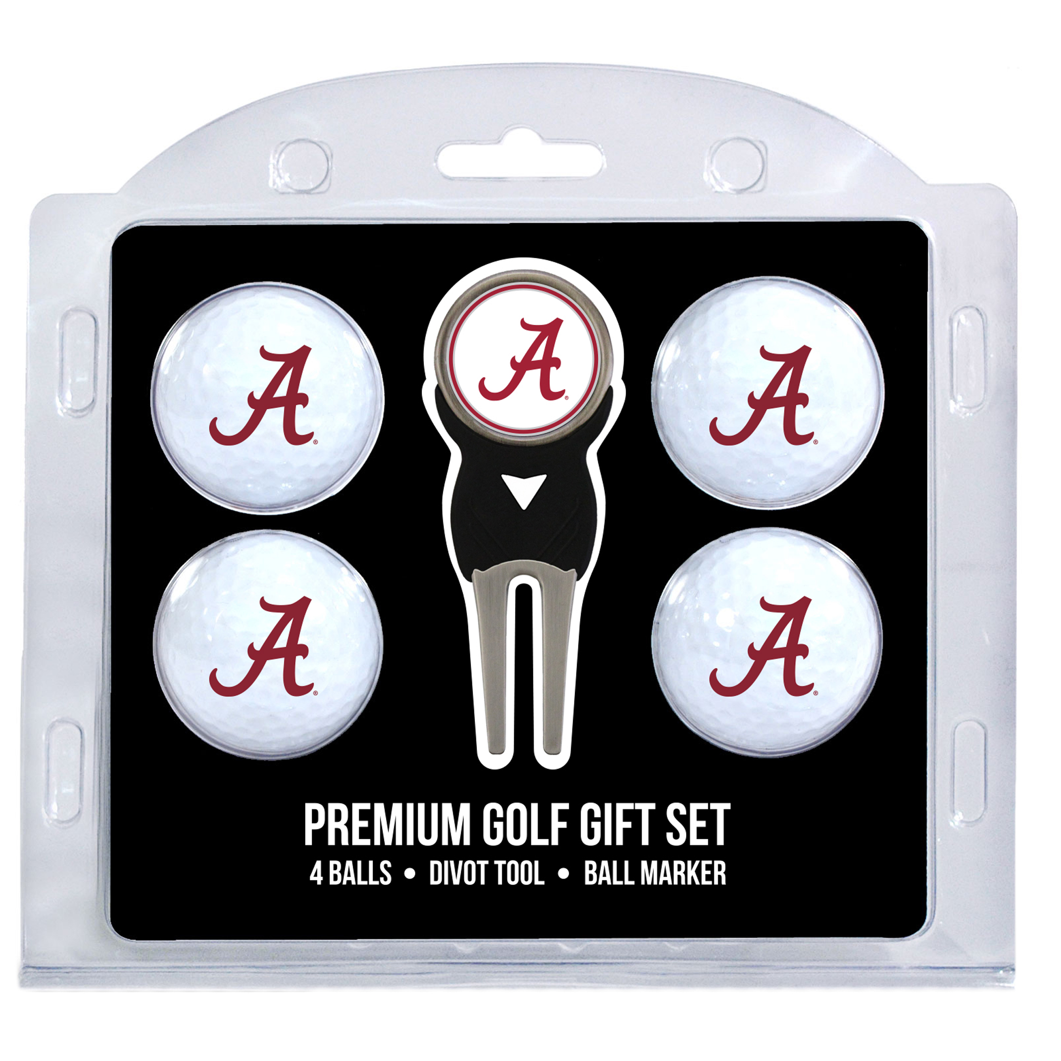 Alabama Crimson Tide 4-Ball Gift Set Alabama Crimson Tide 4-Ball Gift Set