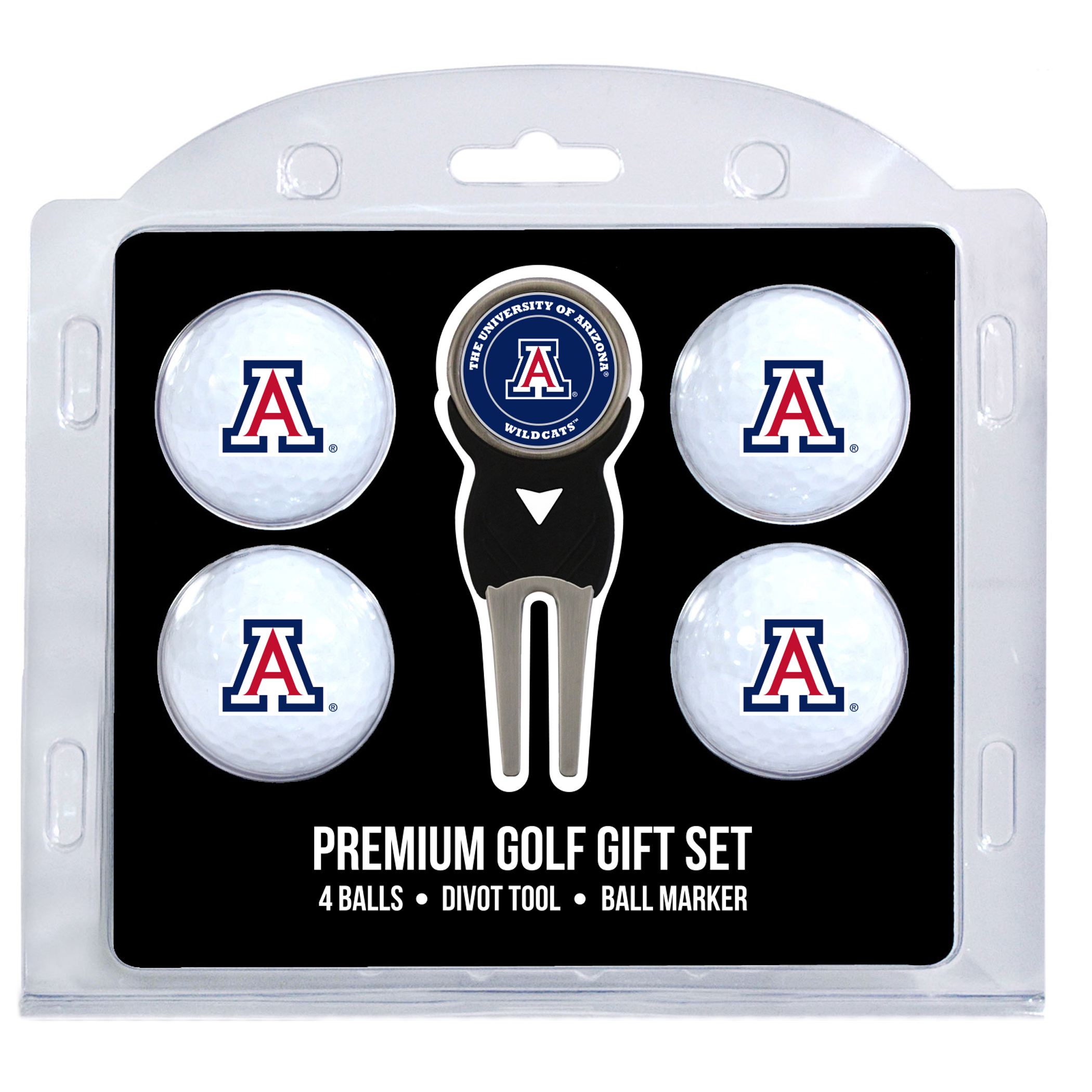 Arizona Wildcats 4-Ball Gift Set Arizona Wildcats 4-Ball Gift Set