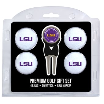 LSU Tigers 4-Ball Gift Set