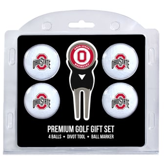 Ohio State Buckeyes 4-Ball Gift Set