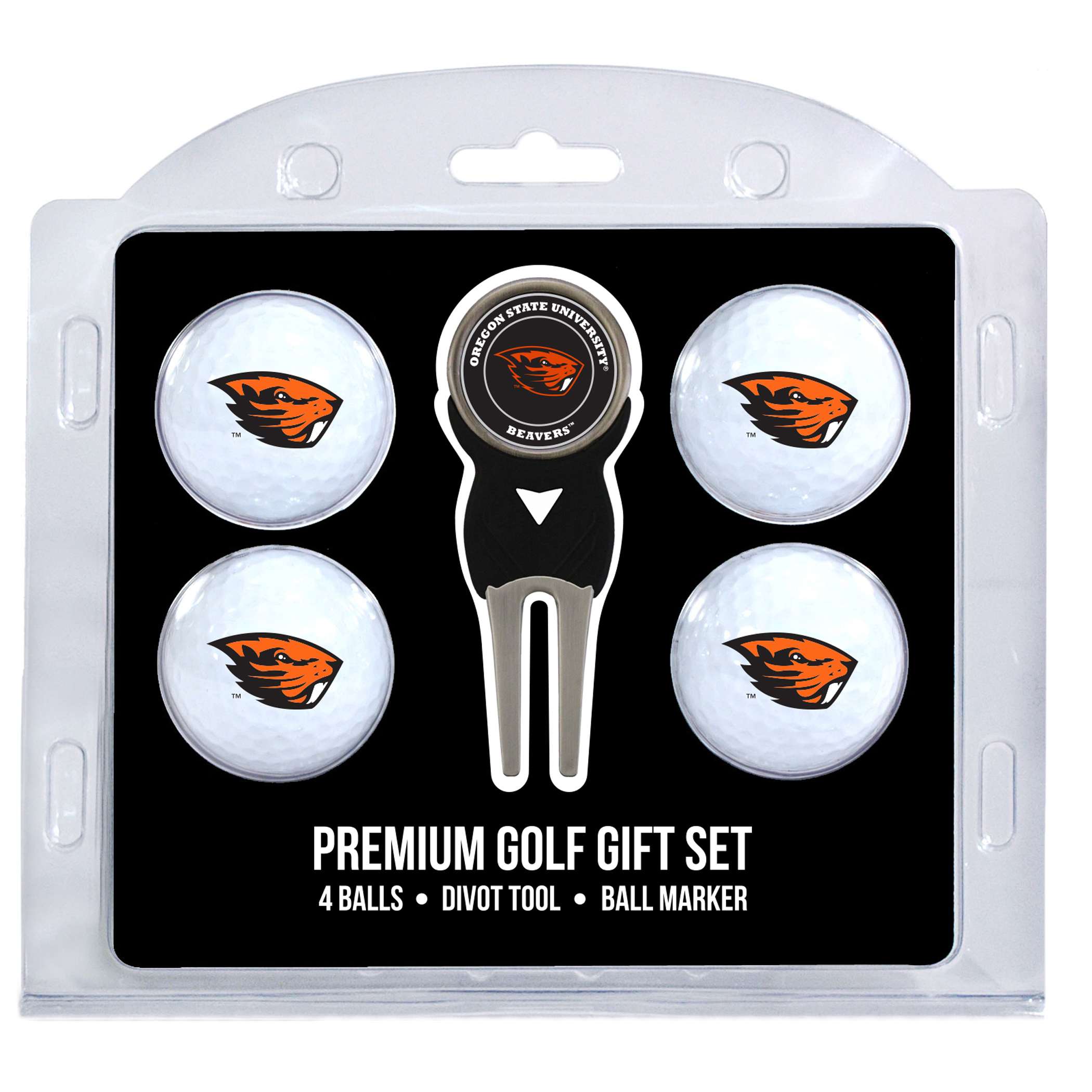 Oregon State Beavers 4-Ball Gift Set