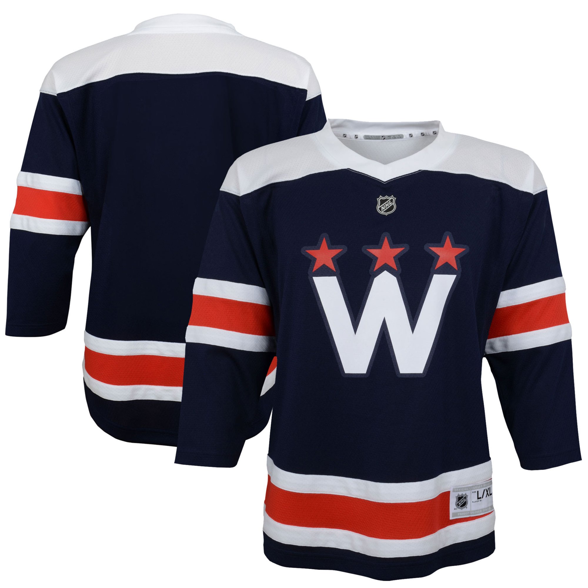 Preschool Navy Washington Capitals 2020/21 Alternate - Replica Jersey