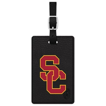 Black USC Trojans V2 Black Bag Tag