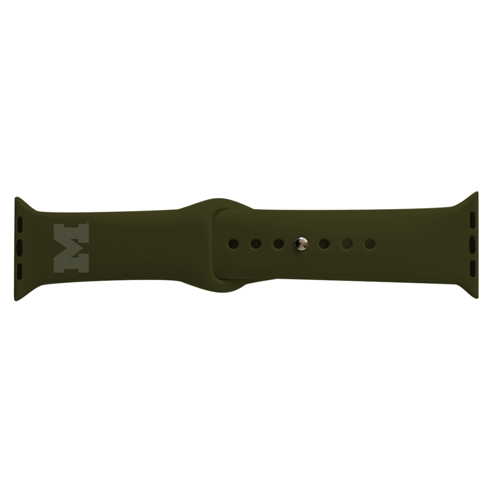 Women's Green Michigan Wolverines 42/44mm Apple Watch Band