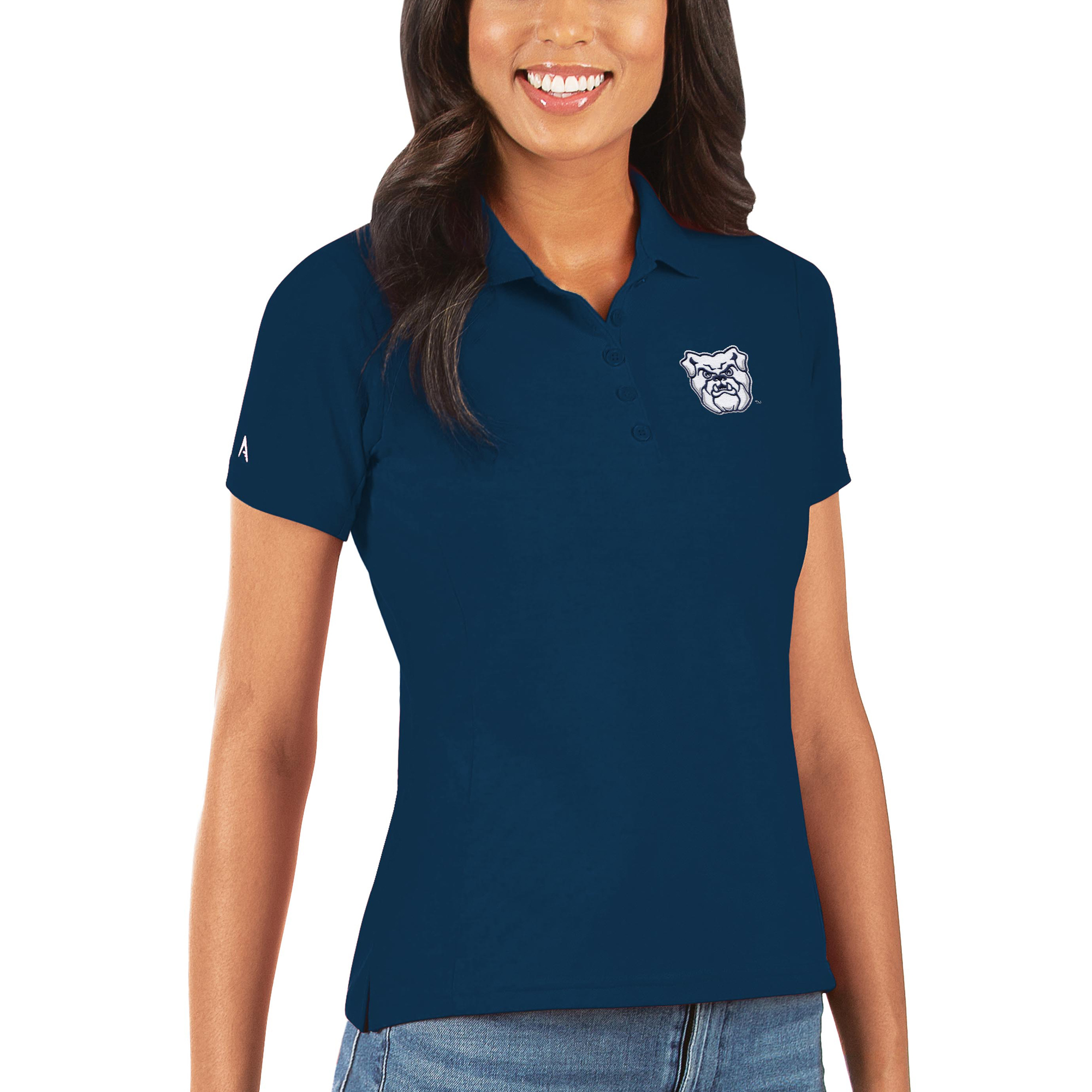 Women’s Antigua Navy Butler Bulldogs Legacy Pique Polo Women’s Antigua Navy Butler Bulldogs Legacy Pique Polo