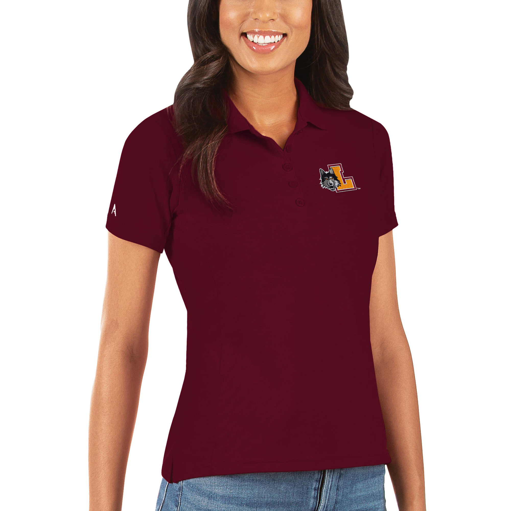 Women’s Antigua Maroon Loyola Chicago Ramblers Legacy Pique Polo Women’s Antigua Maroon Loyola Chicago Ramblers Legacy Pique Polo