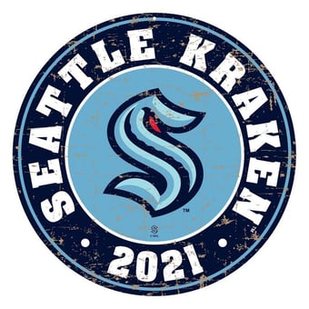 Seattle Kraken 22'' Wall Sign