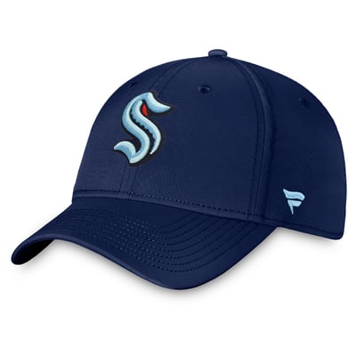 Men's Fanatics Deep Sea Blue Seattle Kraken Primary Logo Flex Hat