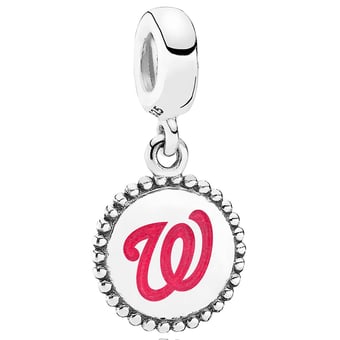 Women's Pandora Washington Nationals Color Dangle Charm