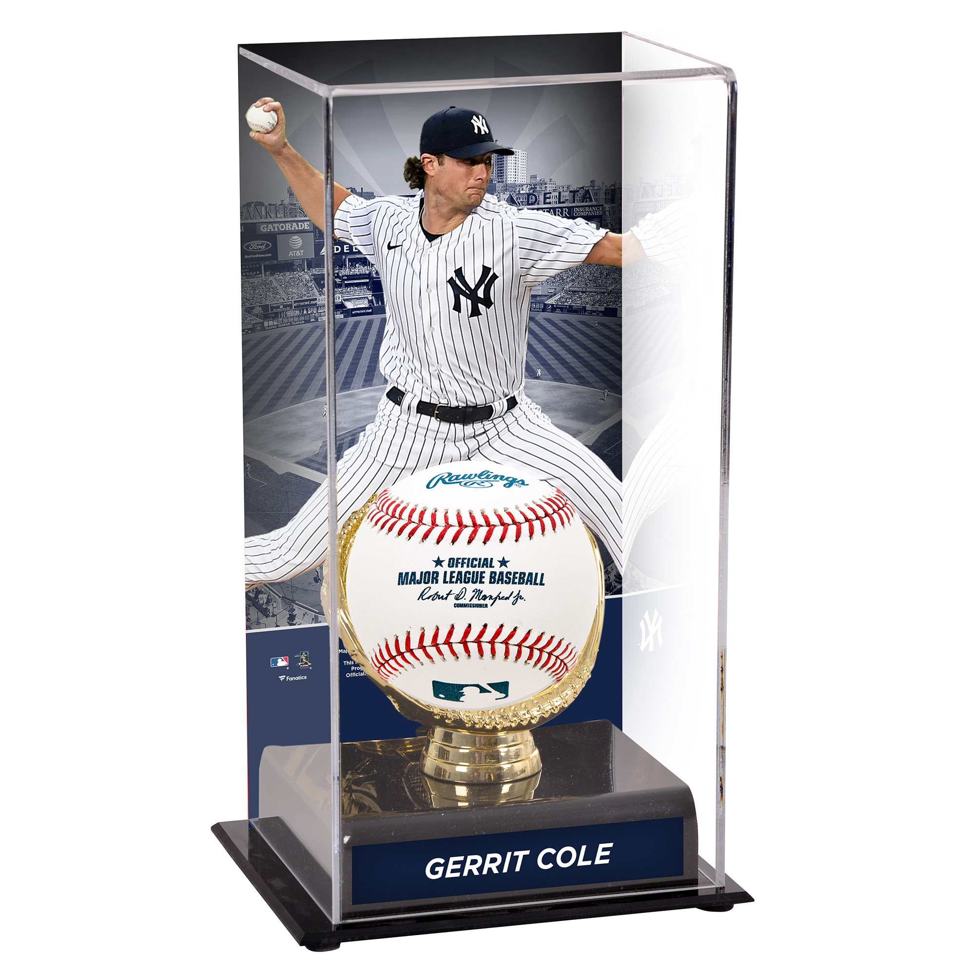 Gerrit Cole New York Yankees Gold Glove Display Case with Image Gerrit Cole New York Yankees Gold Glove Display Case with Image