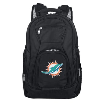 MOJO Black Miami Dolphins Premium Laptop Backpack