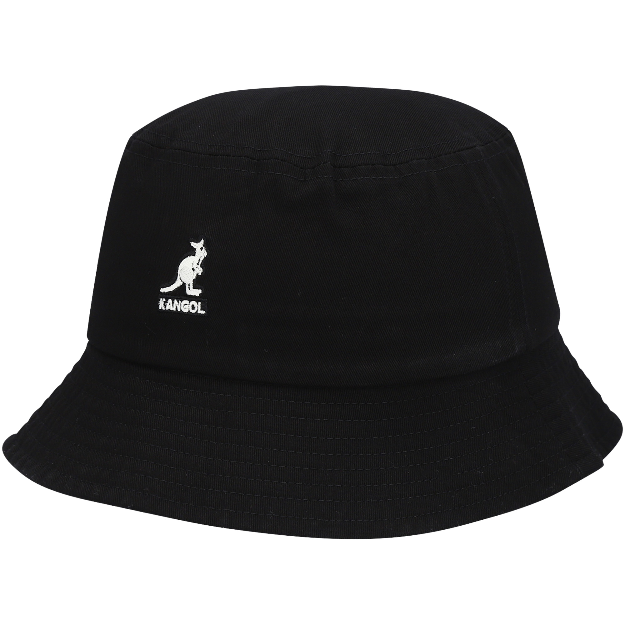 Men's Kangol Black Washed Bucket Hat