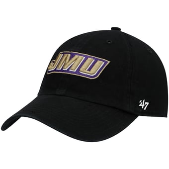 Men's '47 Black James Madison Dukes Clean Up Adjustable Hat