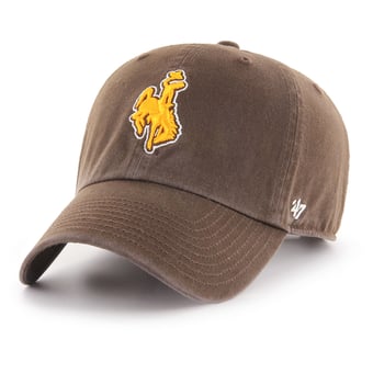 Men's '47 Brown Wyoming Cowboys Clean Up Adjustable Hat