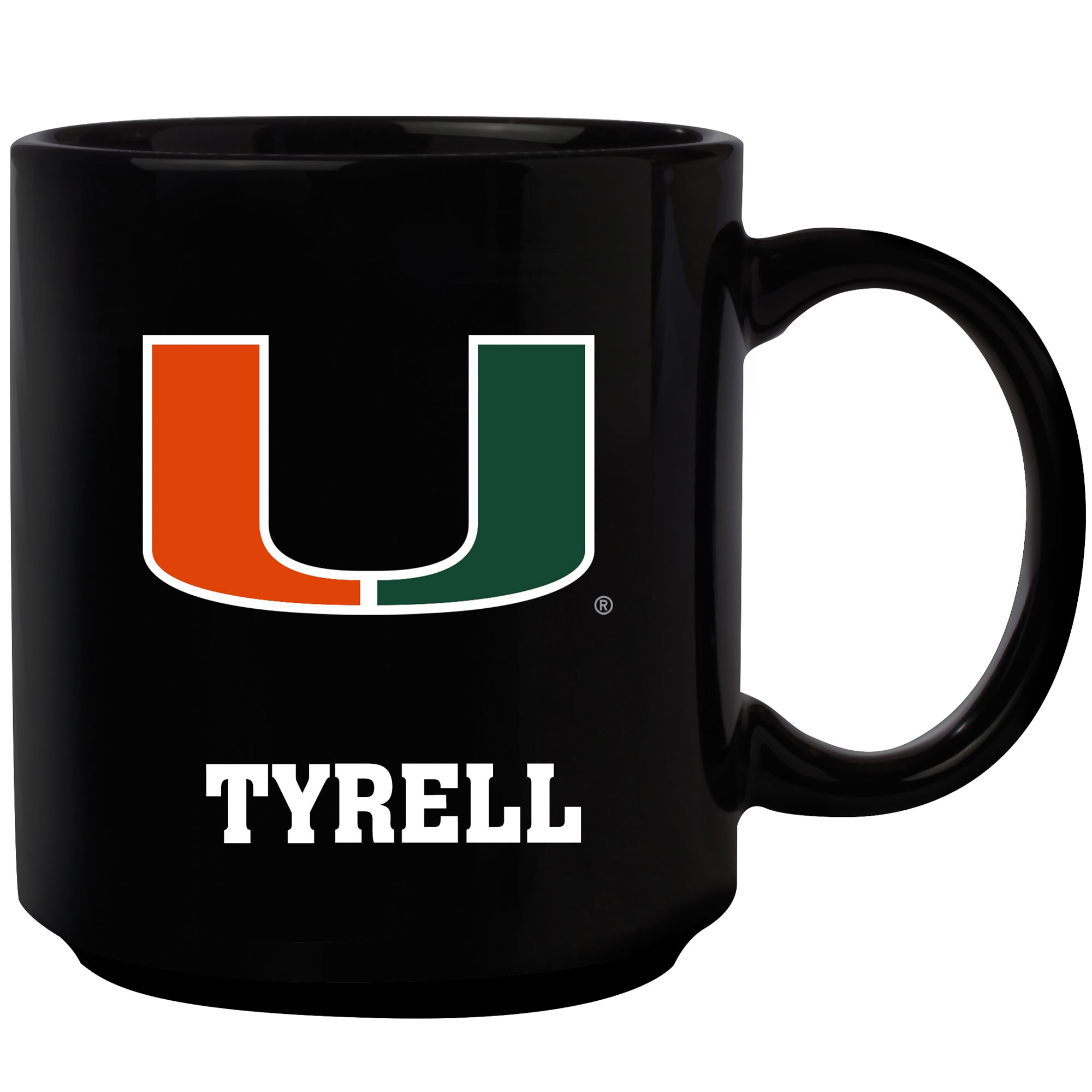 Miami Hurricanes 11oz. Personalized Mug
