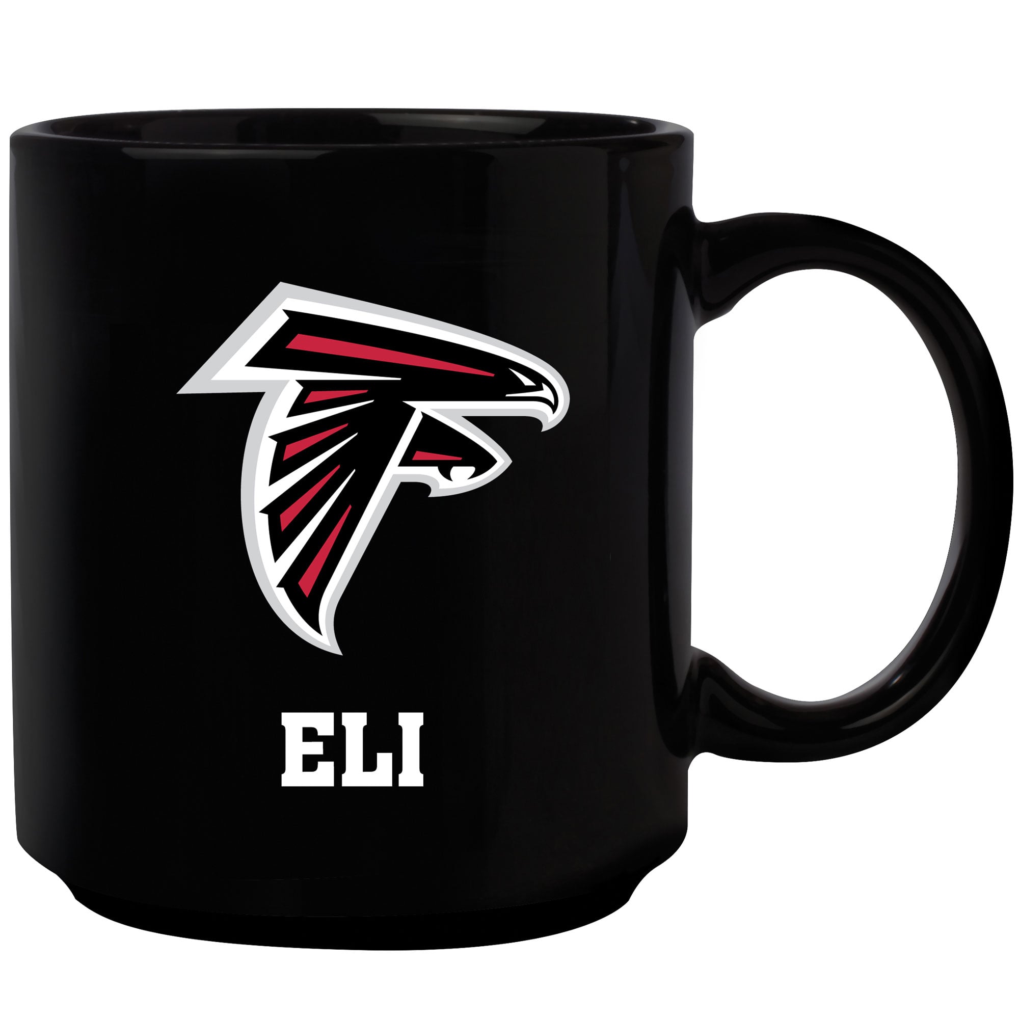 Black Atlanta Falcons 11oz. Personalized Mug