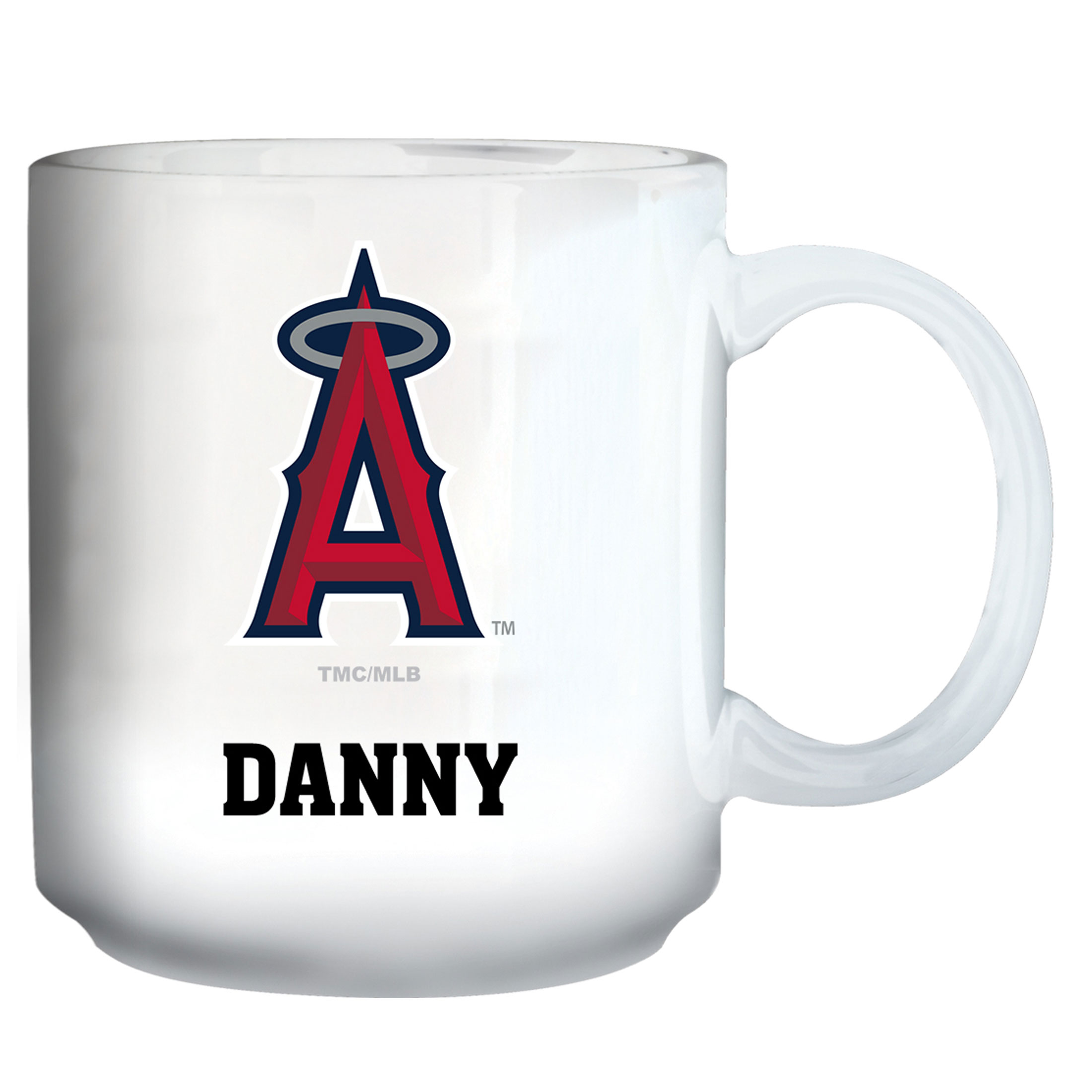 White Los Angeles Angels 11oz. Personalized Mug White Los Angeles Angels 11oz. Personalized Mug