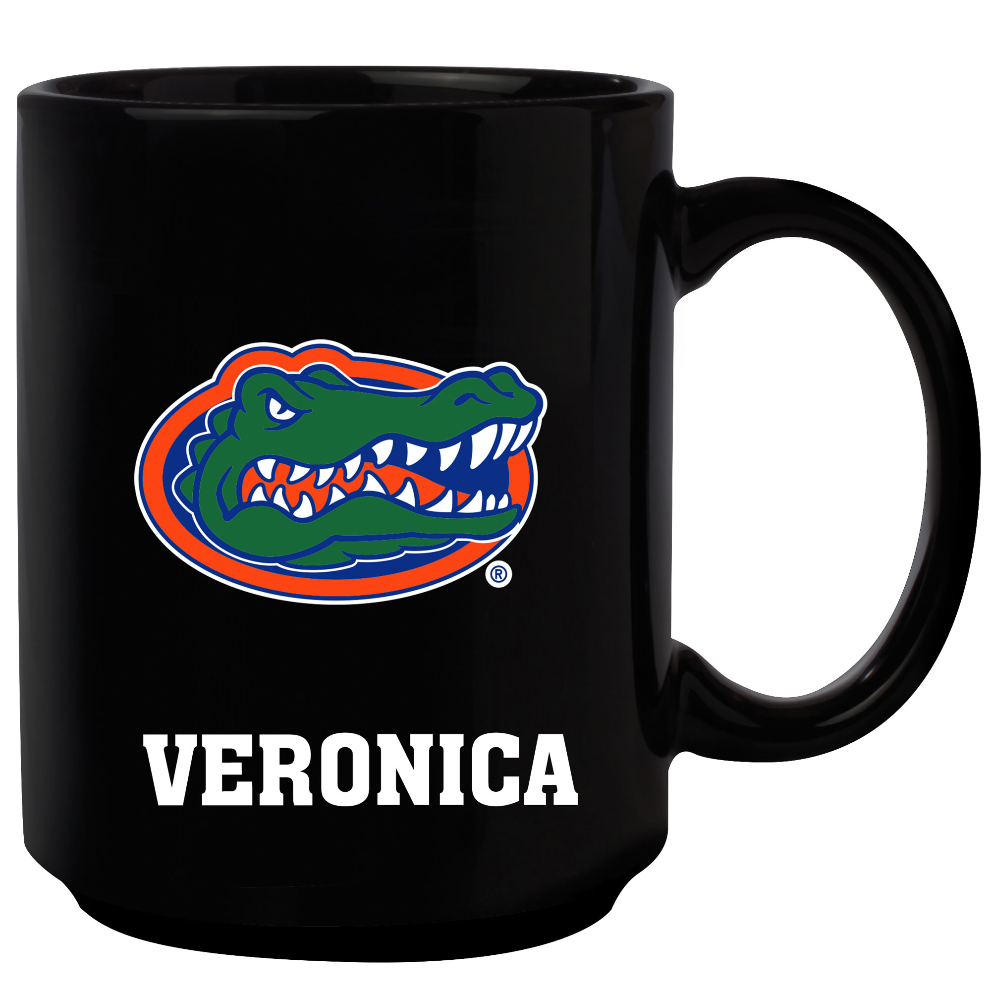 Black Florida Gators 15oz. Personalized Mug