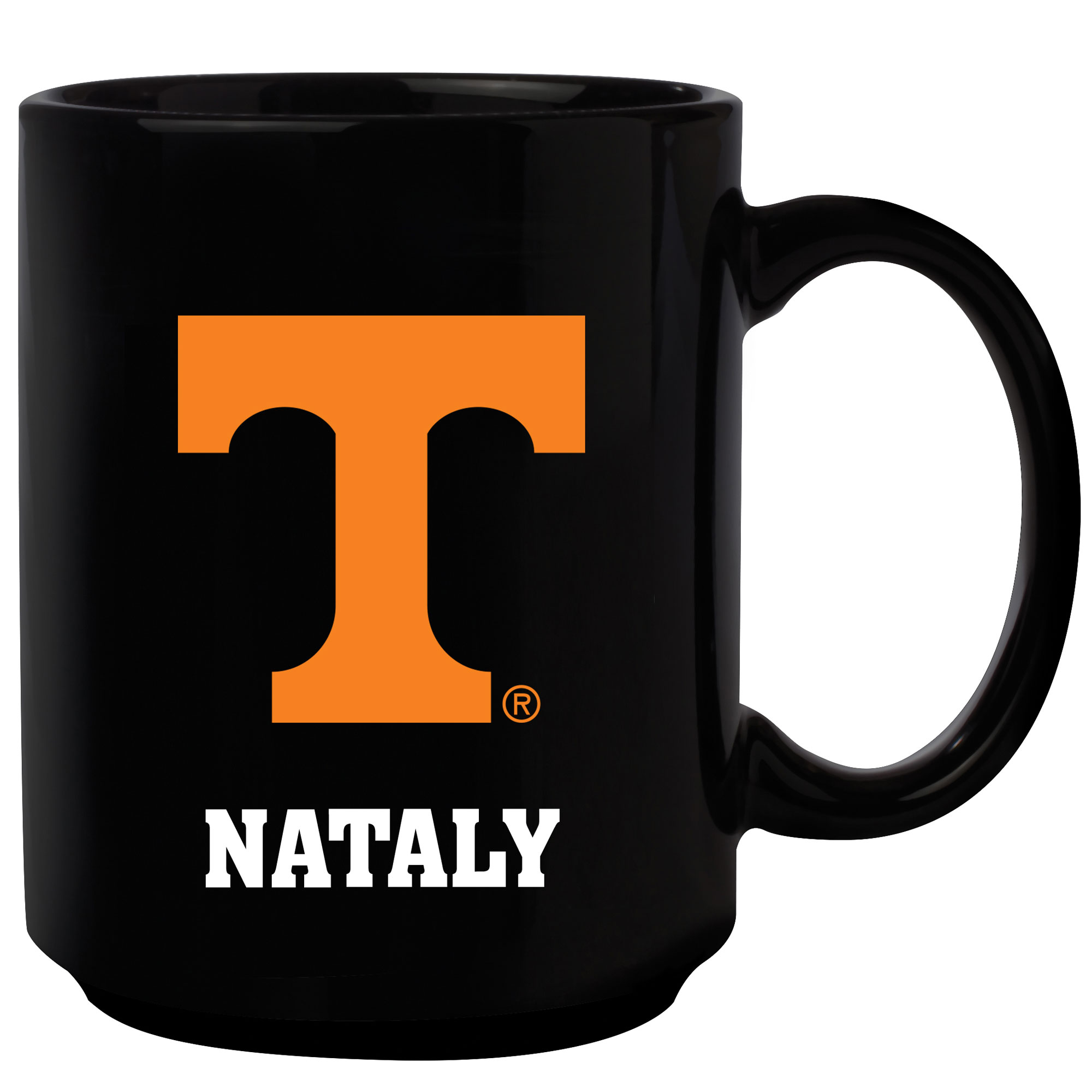 Black Tennessee Volunteers 15oz. Personalized Mug