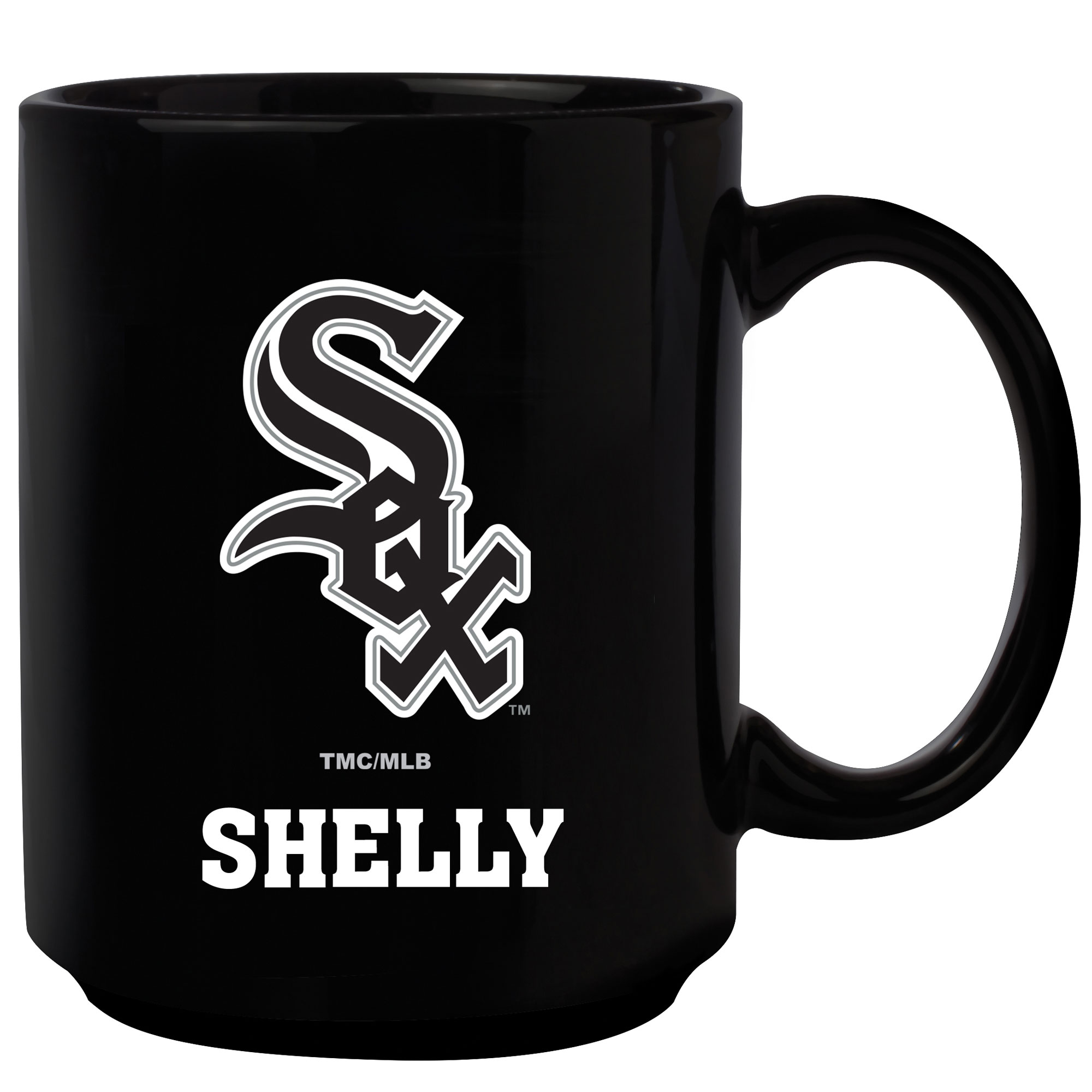 Black Chicago White Sox 15oz. Personalized Mug